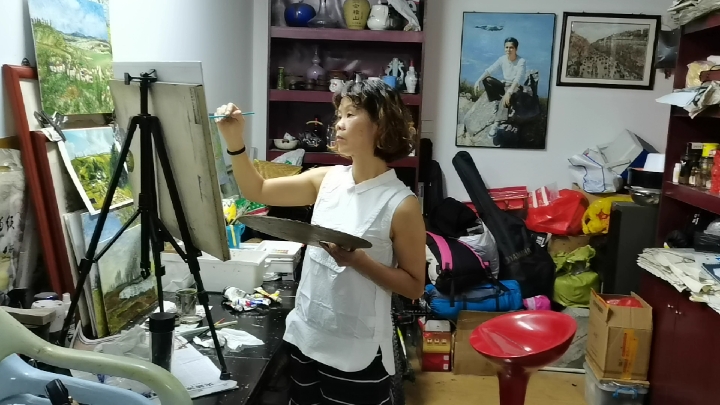 唐小鸭印象派油画临摹