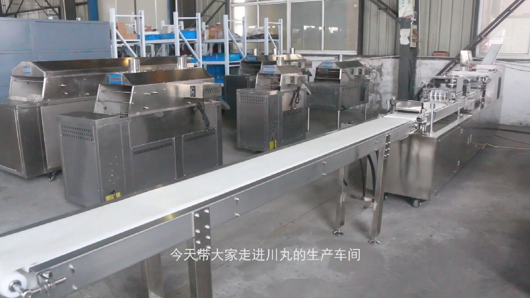 上海川丸油条机生产车间