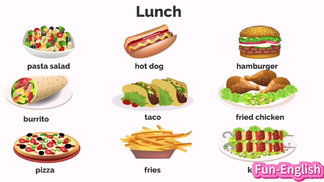 趣英文 | 食物和饮料系列2:午餐食物 Lunch 英语都怎么说