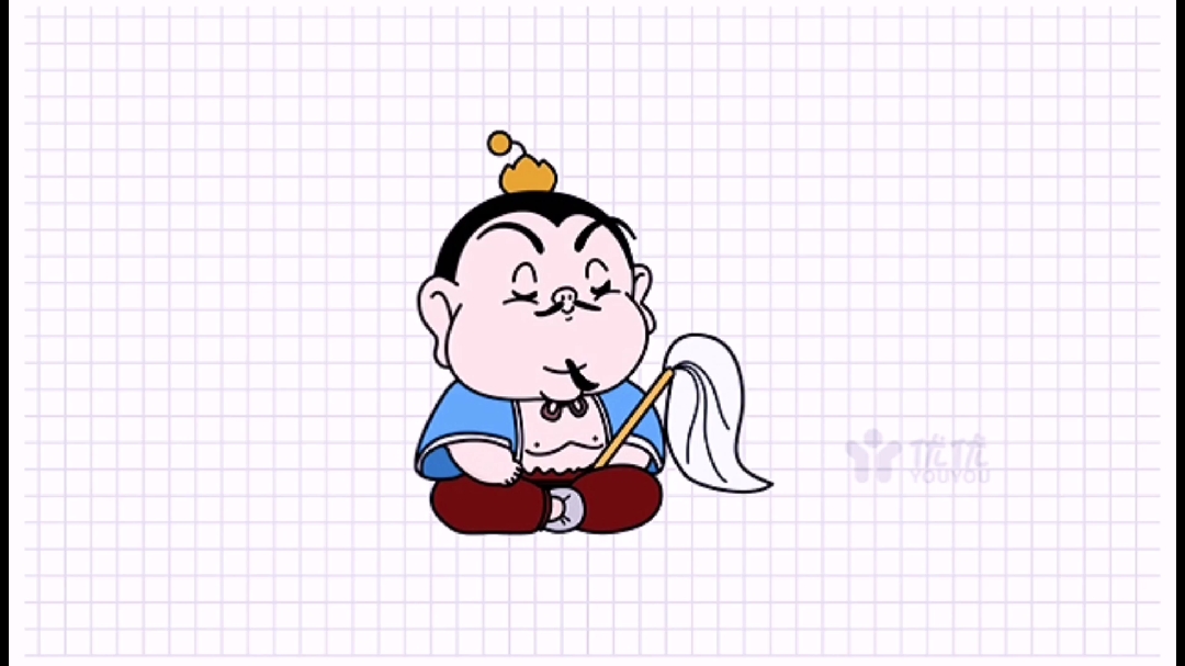 高级简笔画 万人敬仰的太乙真人