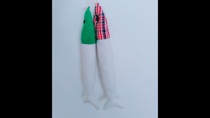 手工布艺鱼居家装饰挂件