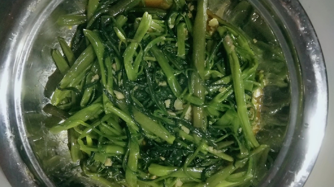 腐乳通心菜,家常素菜,你会做吗?