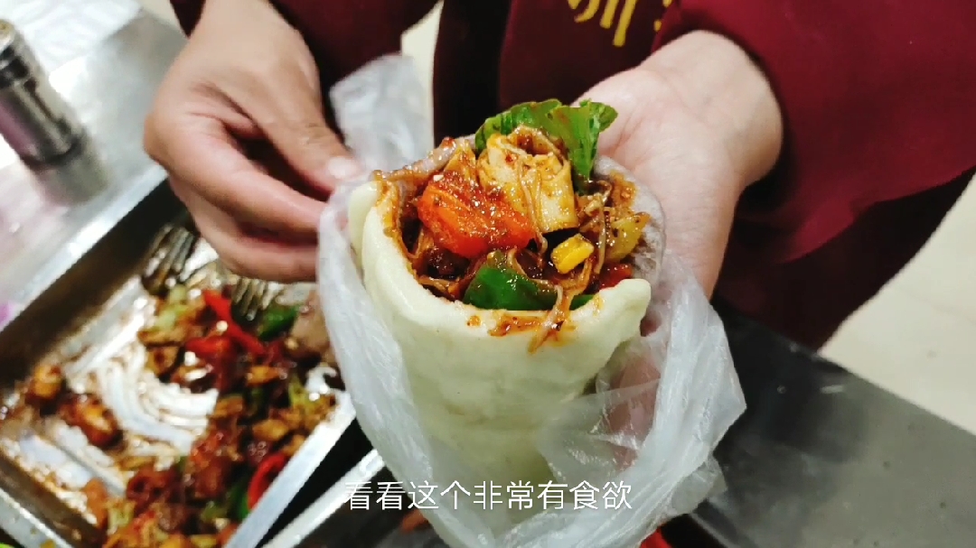 商丘诚心餐饮李大师分享商丘布袋馍做法也是网红口袋馍视频制作视