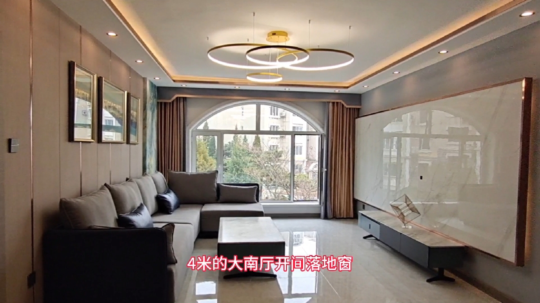 小公摊大格局,标准大三室两厅两卫,现代简约风格