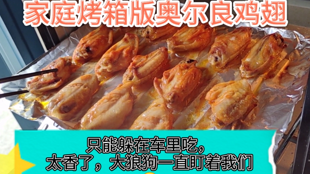 家庭烤箱版奥尔良鸡翅,原来这个温度时间烤出来最香,躲起来吃