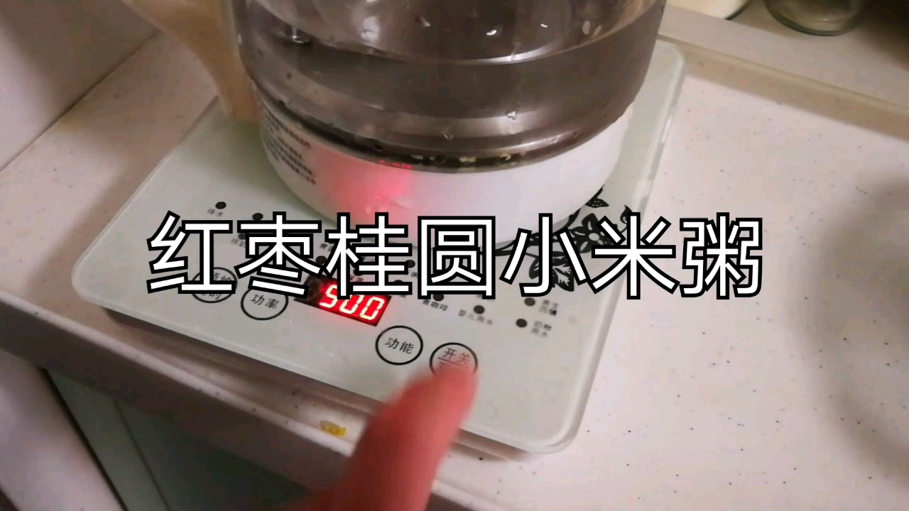 红枣桂圆小米粥,特别适合老人孕产妇食用