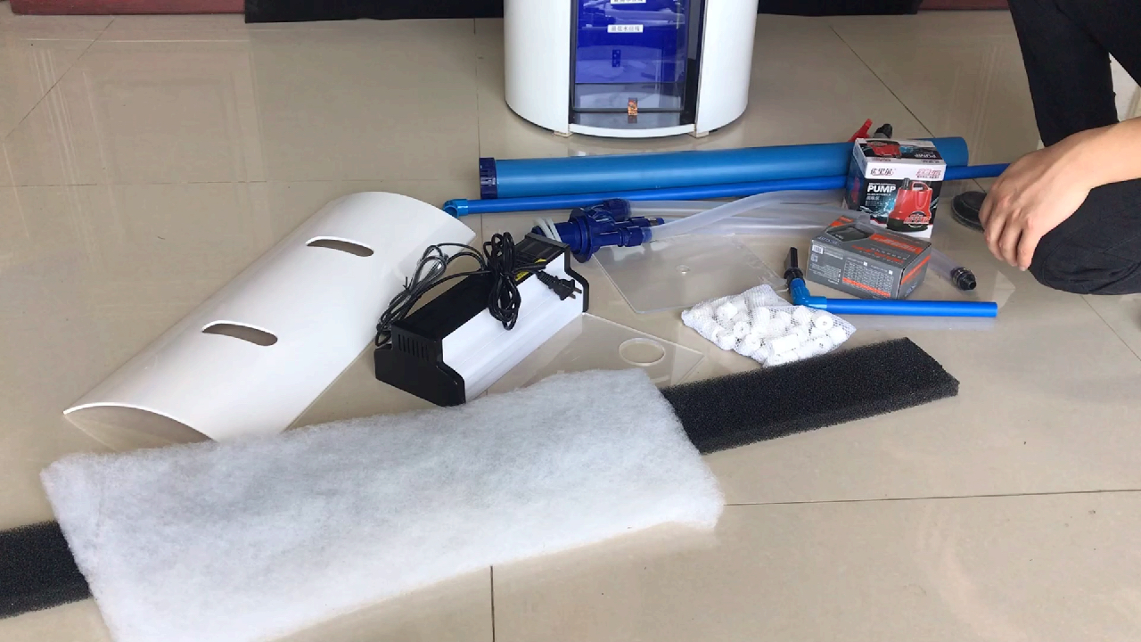 亚克力鱼缸圆柱和椭圆安装视频