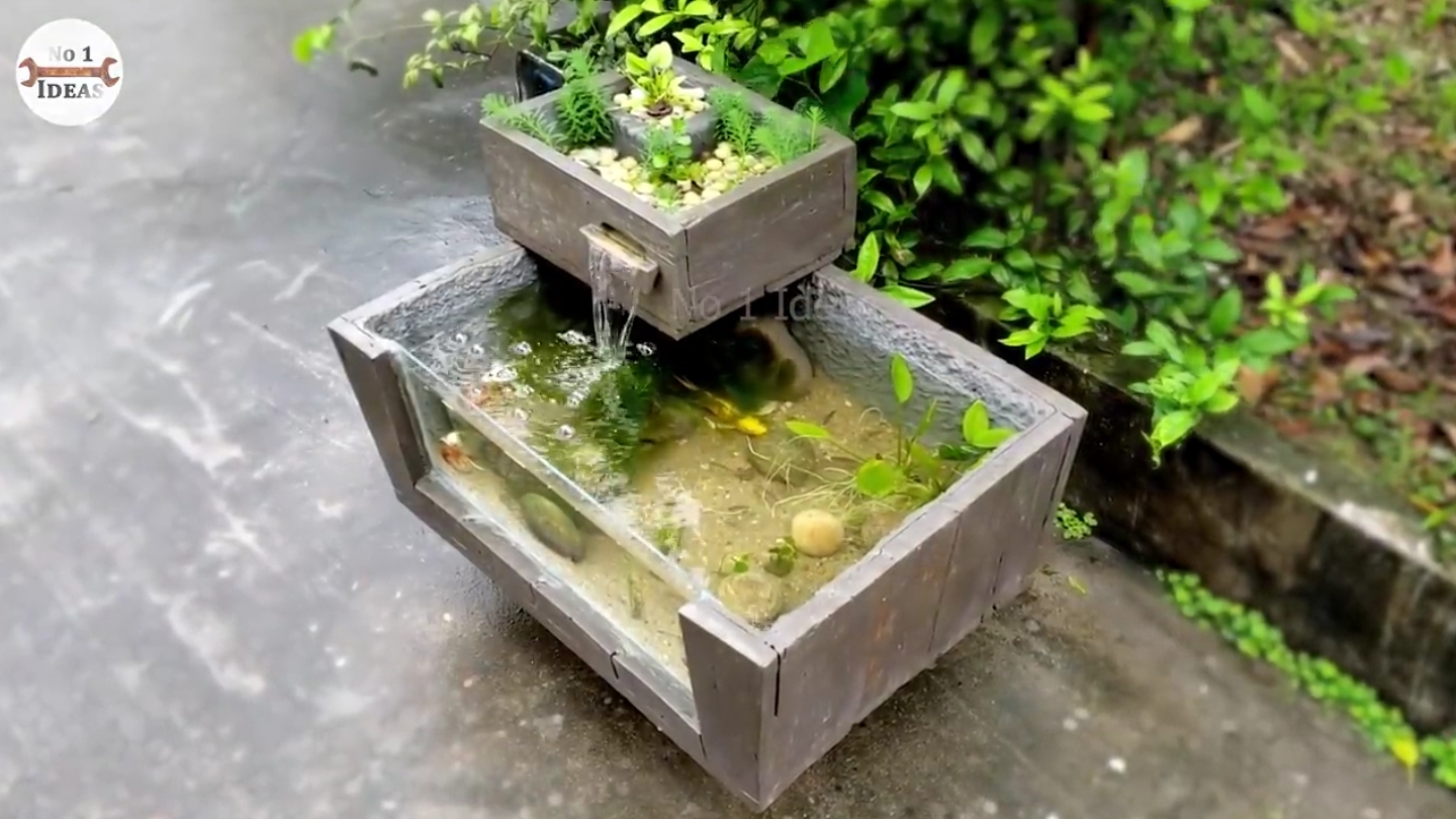 自制生态外景鱼缸