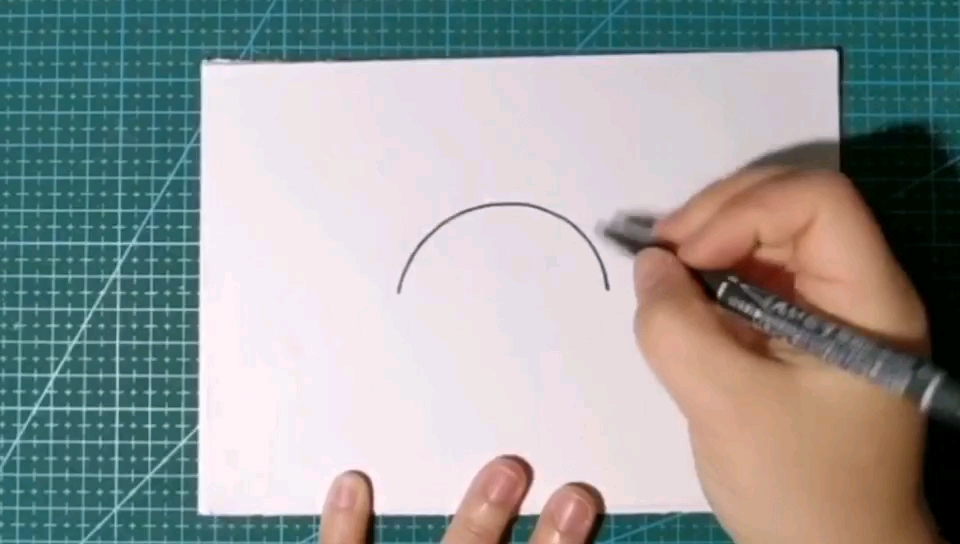 简笔画  我是安康鱼,我自带电筒哦