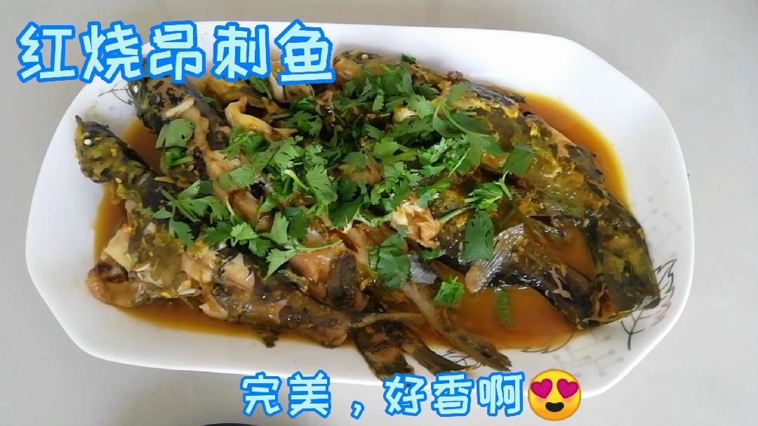 小熙25块钱买5条昂刺鱼,做红烧昂刺鱼,做法简单家常,好吃