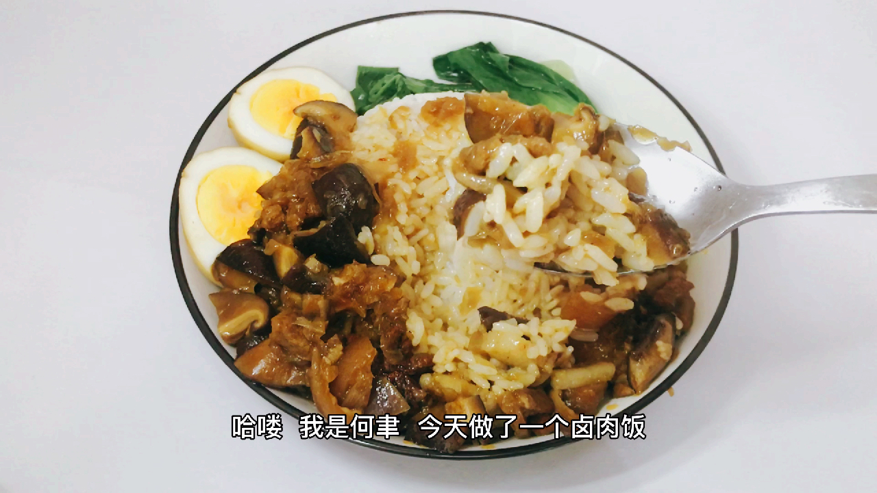 香喷喷的卤肉饭,超好吃