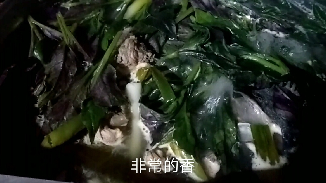 表弟带女朋友来家里玩,妹子炖乌鸡招待,加上红枫菜炖太过瘾了