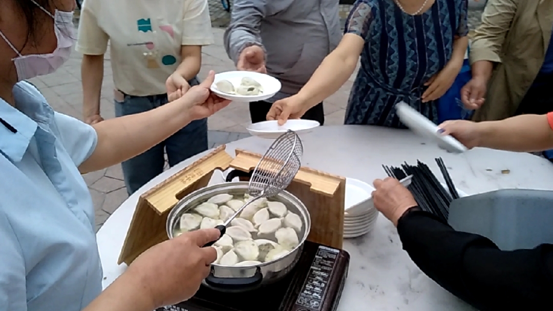 安徽省蚌埠市王家老号饺子宴,免费品尝饺子活动第15天