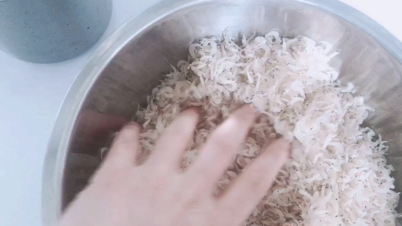虾皮粉宝宝辅食补钙佳品,纯天然无添加,自己做的放心吃!
