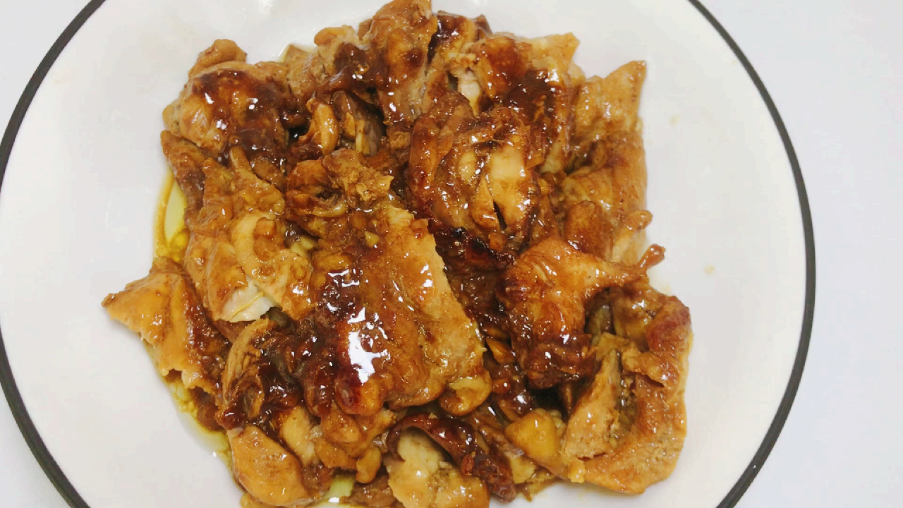 照烧鸡腿,肉质松软有弹性,带便当或家常吃都好吃