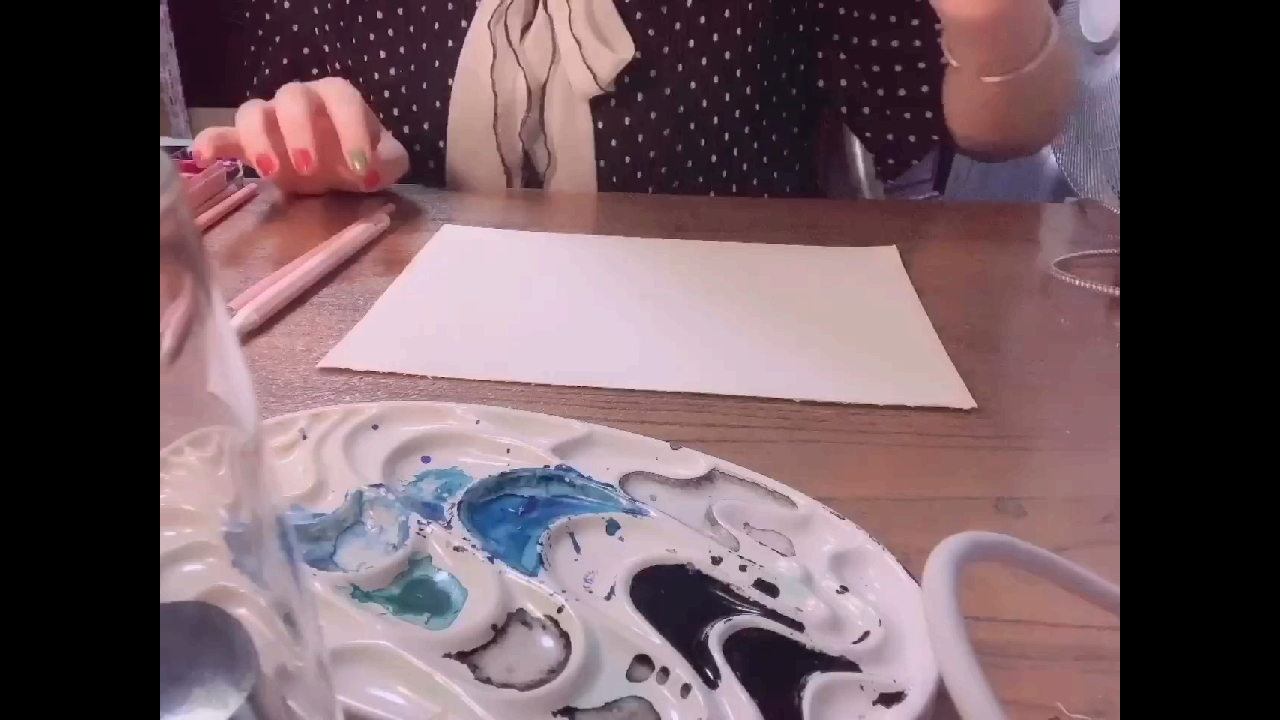 水彩教程手绘仙鹤来袭!简单漂亮过程超治愈的古风手绘插画好看