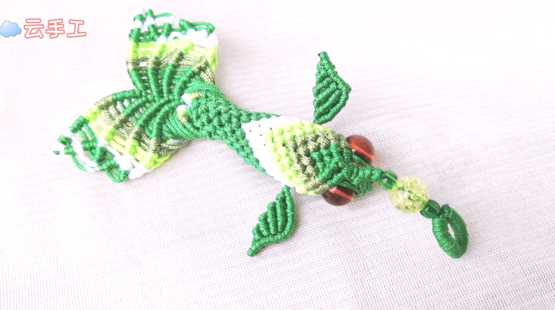 金鱼尾巴太单调,快来看看编织出来的美人鱼尾巴