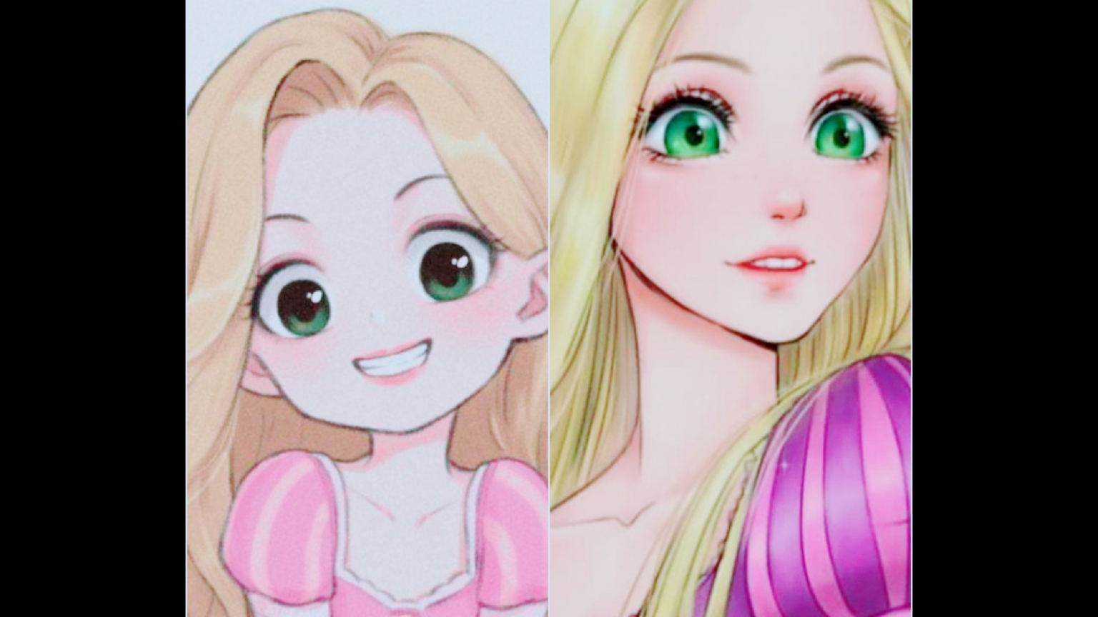 两种不同风格的迪士尼公主闺蜜头像,你更喜欢哪一种?