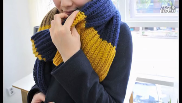 18蝶恋花第1集 围巾视频编织教程花样