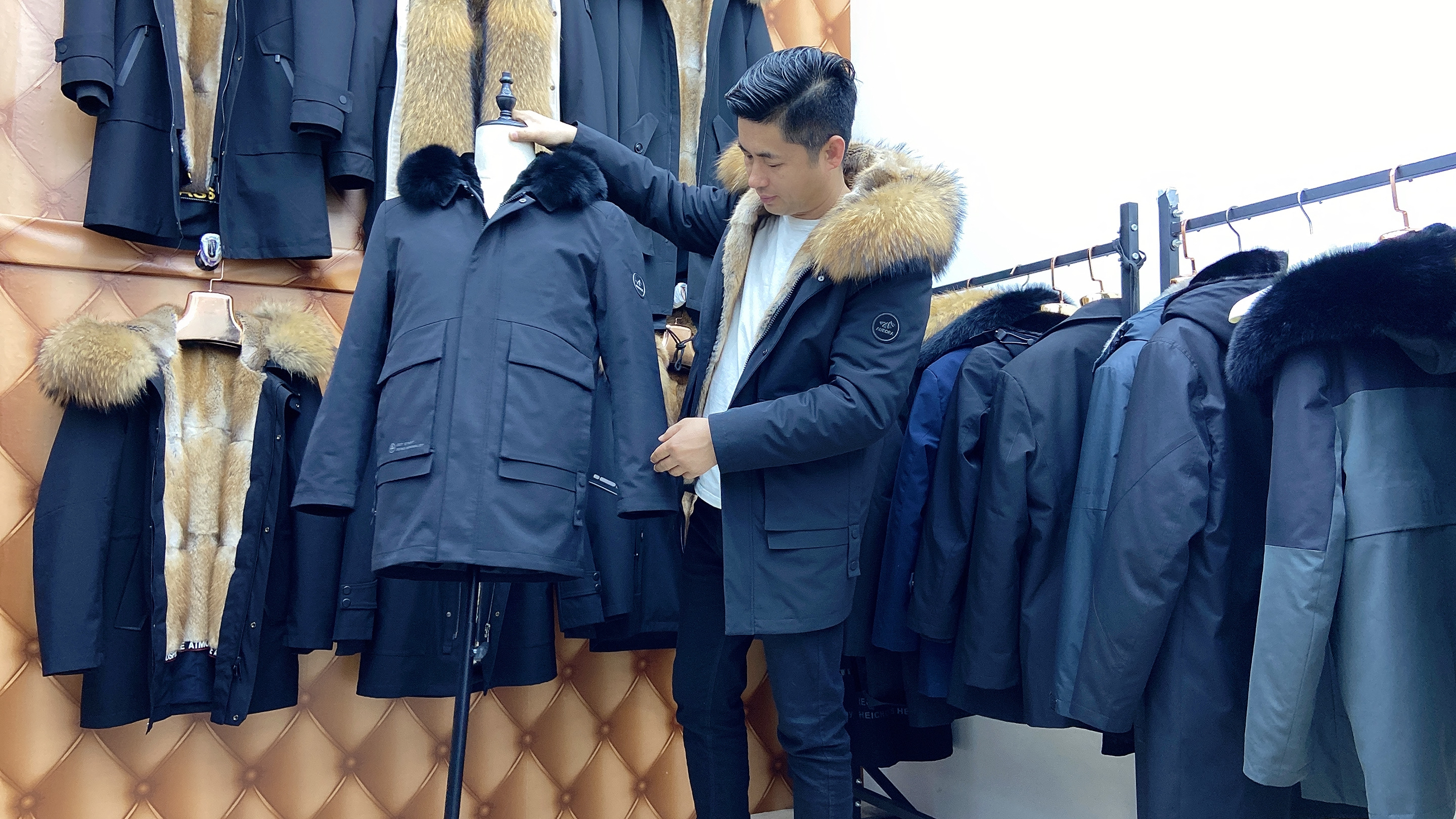 2021高端皮草派克服来原产厂家看看什么样!