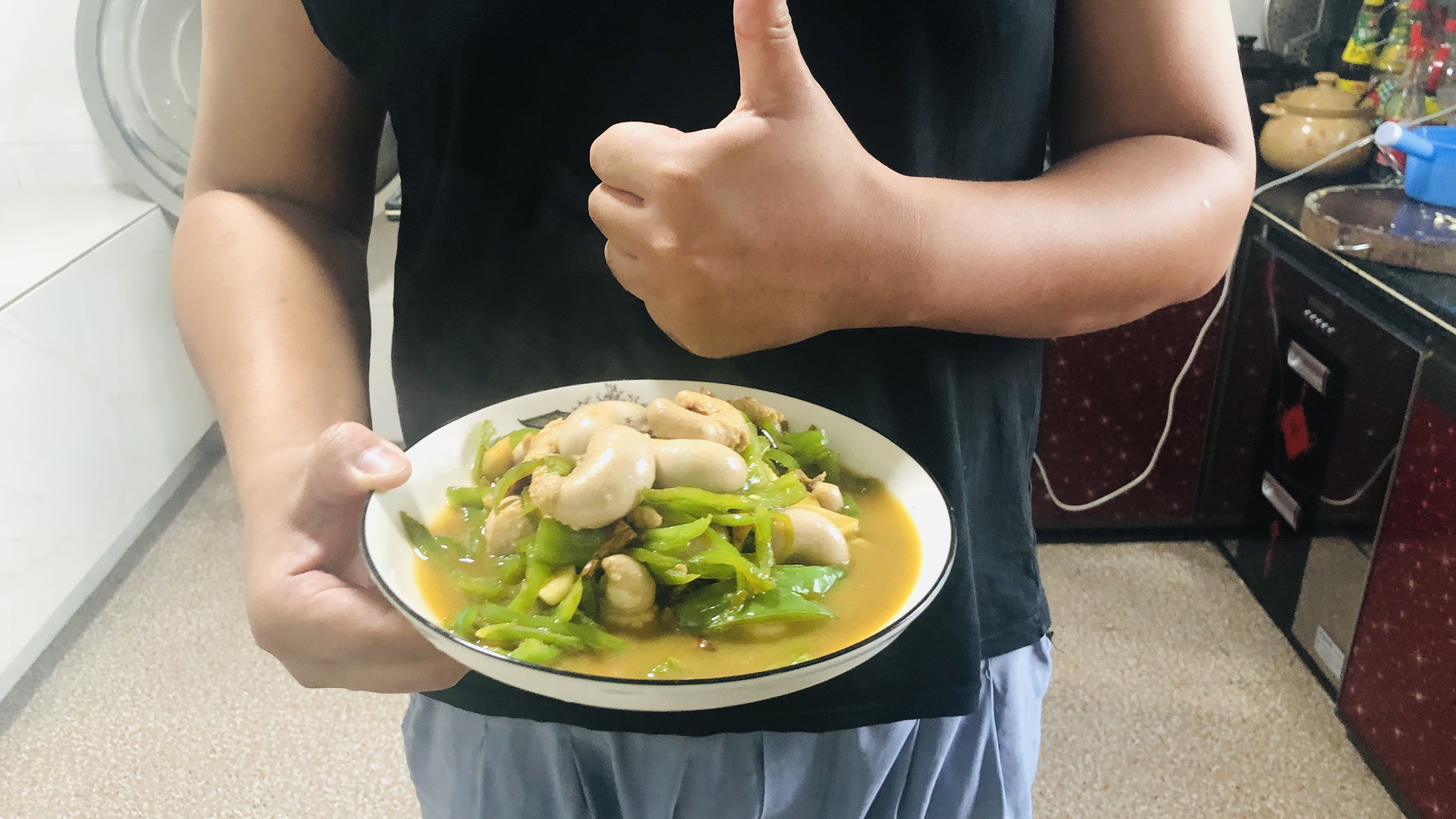 猛男做大补鸡腰子