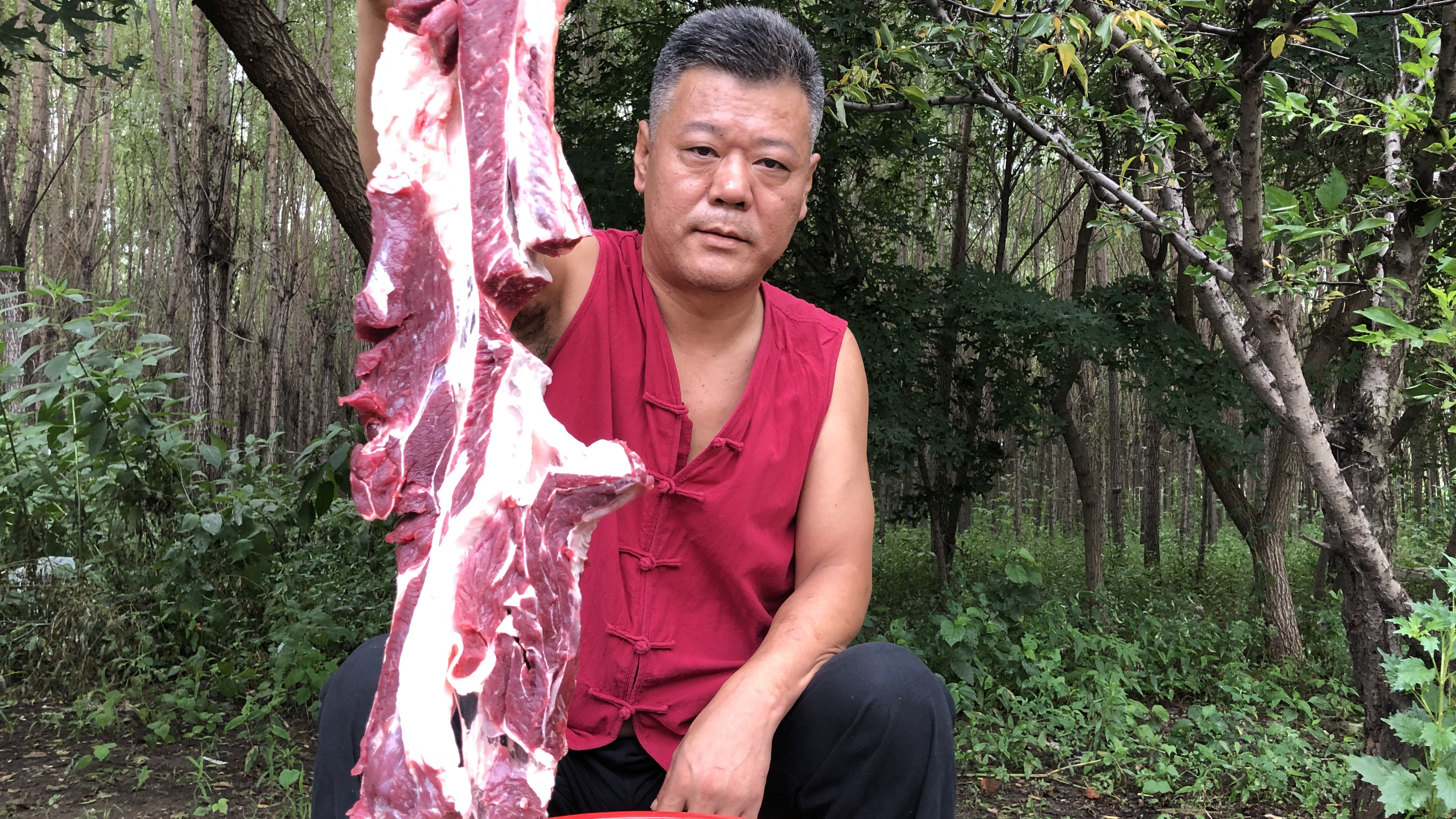 好兄弟带块牛肉,大邱炖一锅配上腐竹太下饭