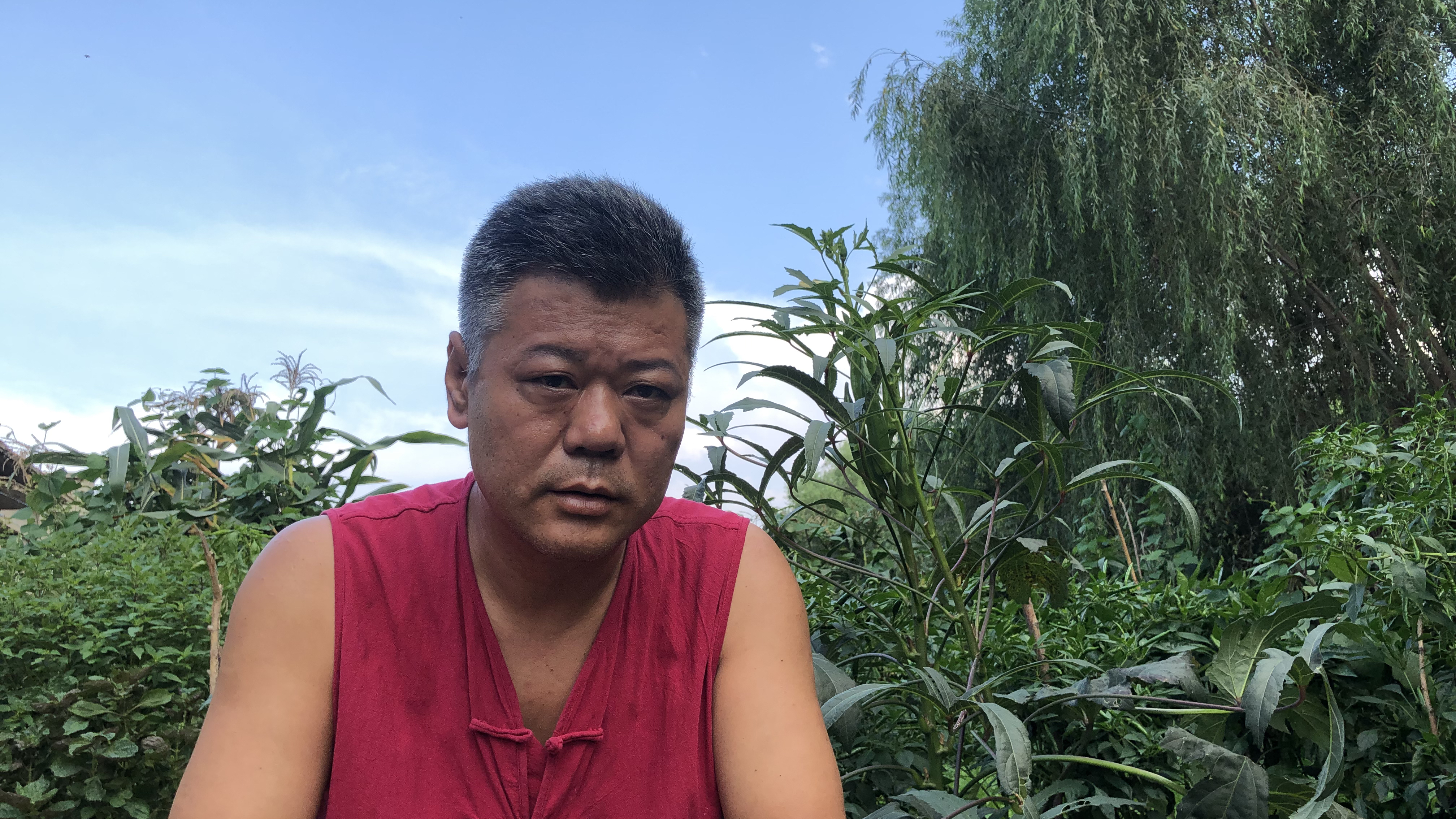 用排骨和自家小白菜做朝鲜族大酱汤,太毕了