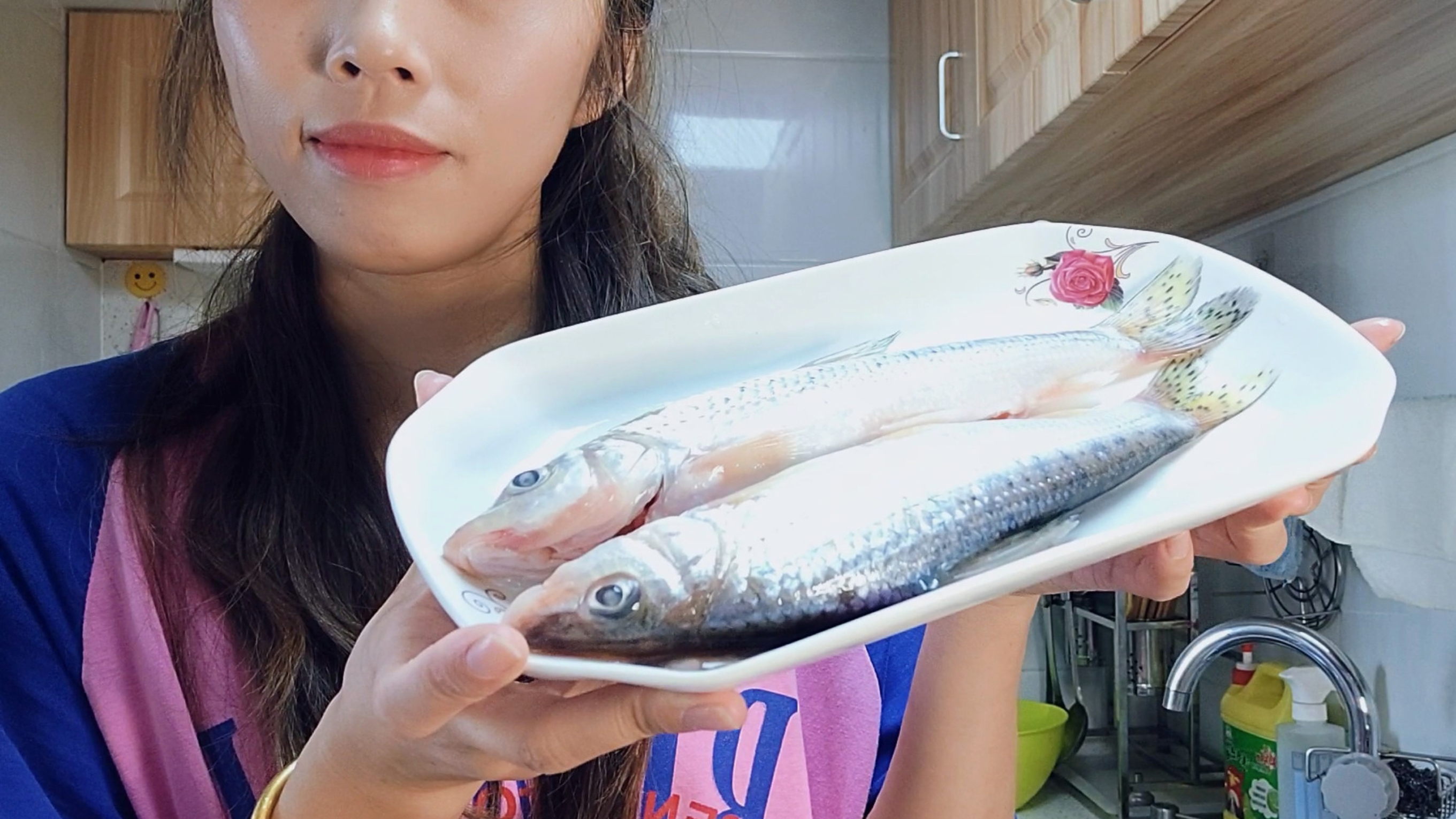 自己钓的野生花骨鱼,这样烧肉质细嫩,汤鲜味美,好吃又下饭