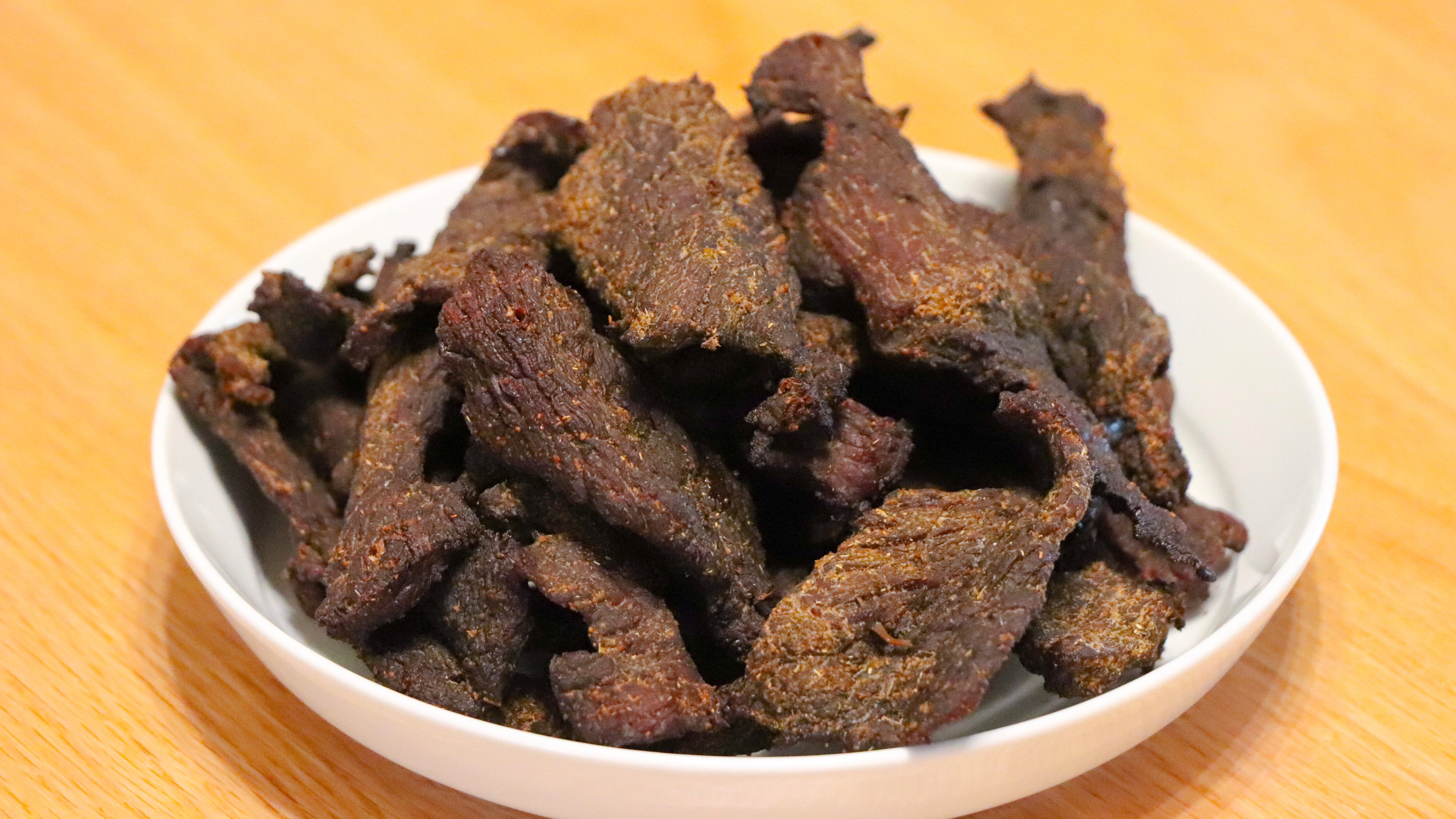 在家也能做的风干牛肉干,自己做真菜实料,无添加