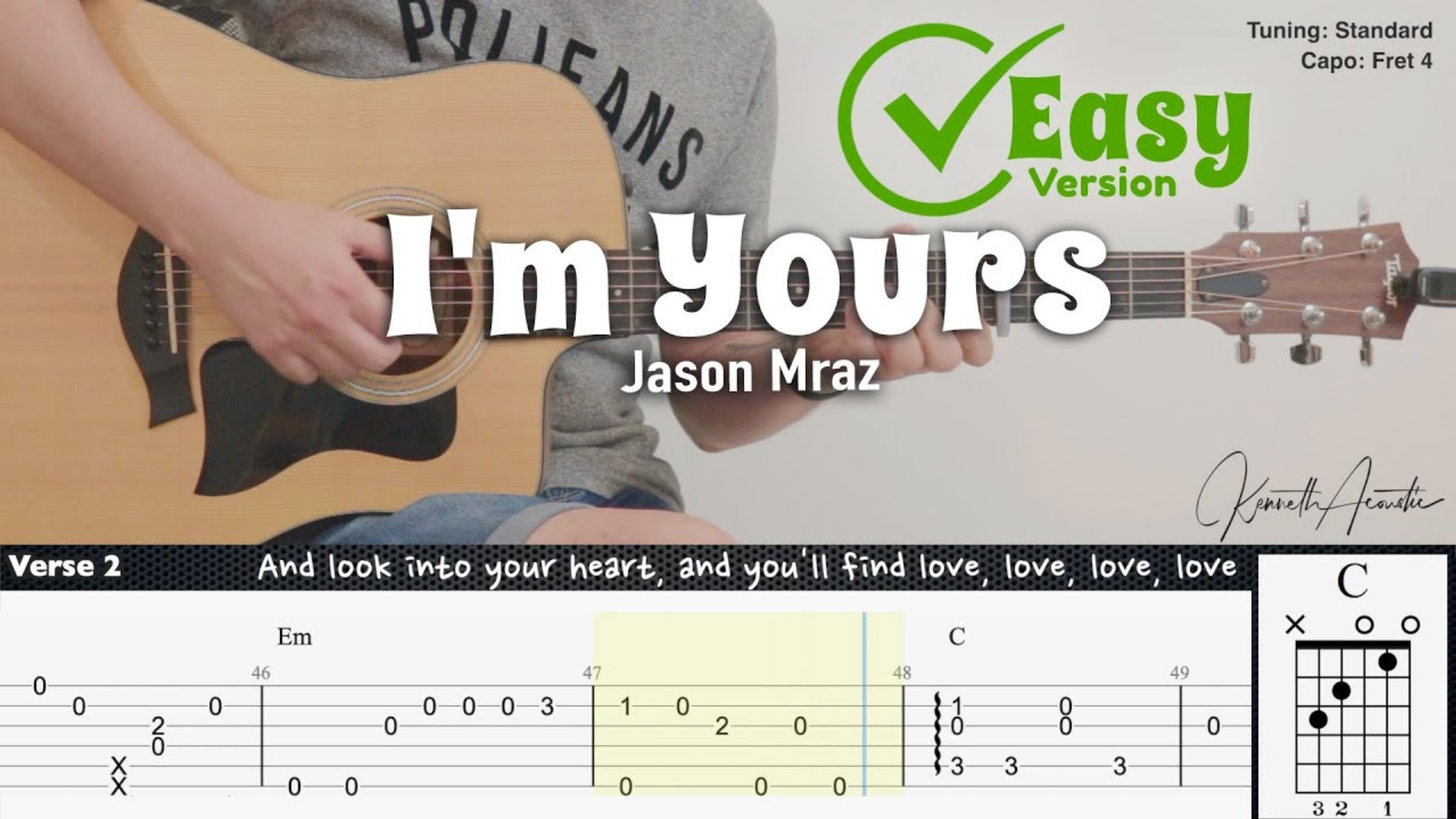 [图]【新手可学】心情良药《I'm yours》Jason Mraz