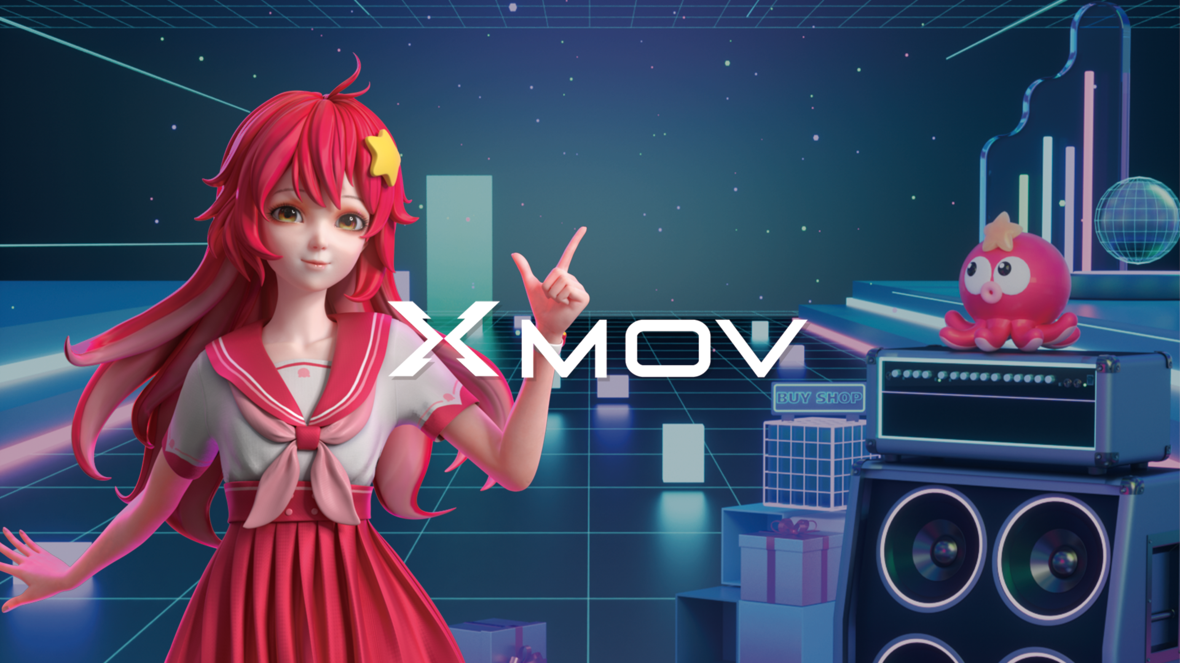Xmov魔珐科技原创单摄像头虚拟直播 x 聚划算章鱼娘首秀登顶榜首