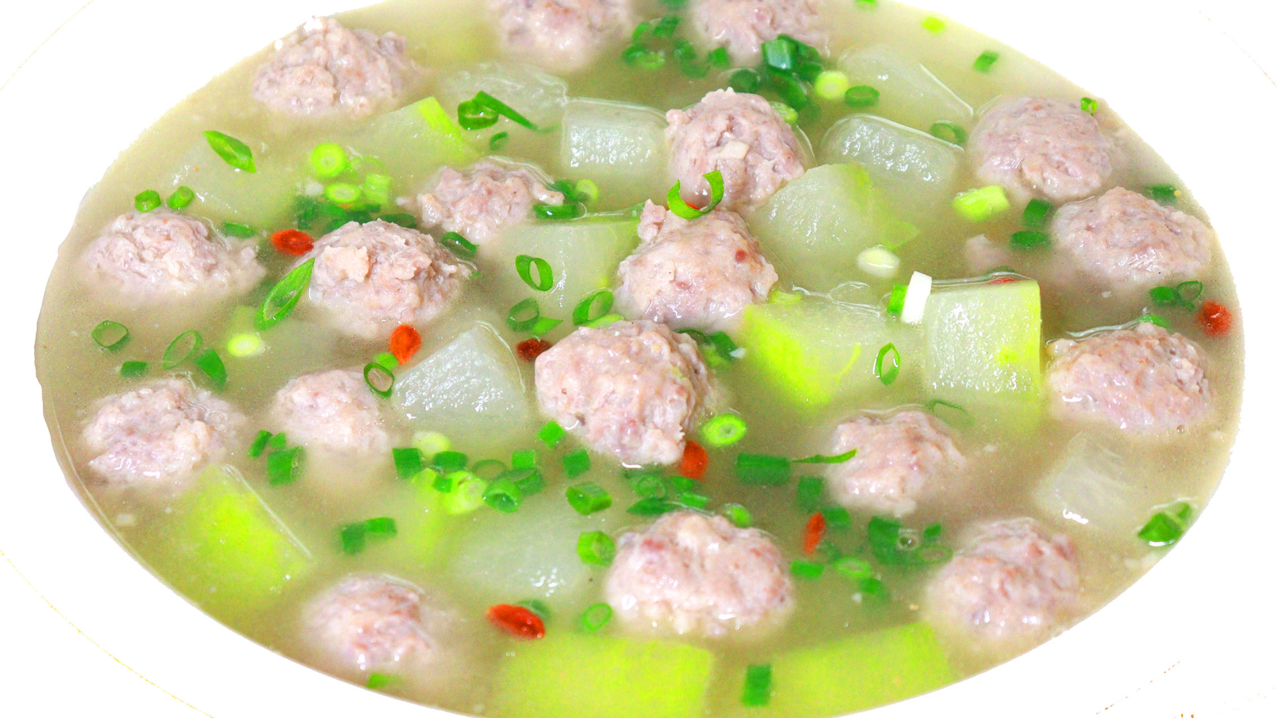 三伏天喝“冬瓜丸子汤”,不用料酒不用淀粉,丸子嫩如豆腐不松散