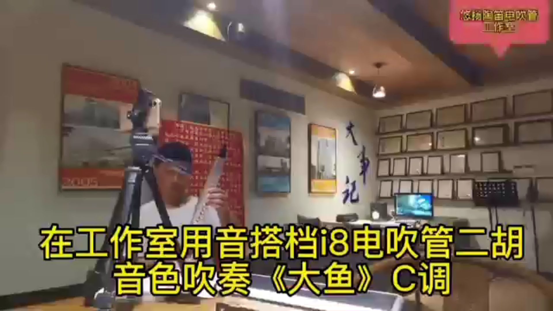 音搭档i8电吹管演奏歌曲《大鱼》,意境唯美,如梦如幻