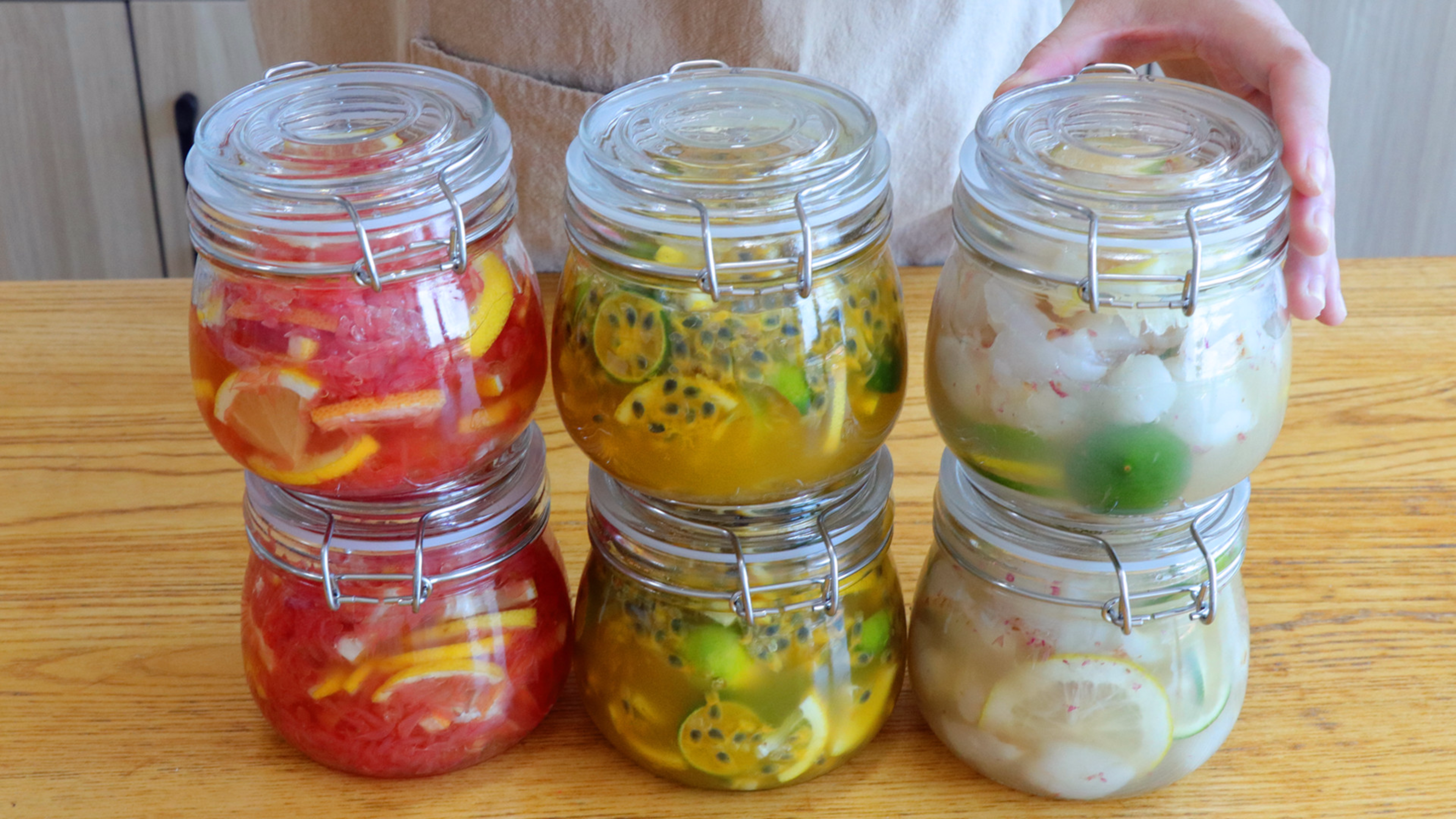 想喝水果茶在家自己做，这3种水果蜂蜜柠檬茶，做法简单又好吃！