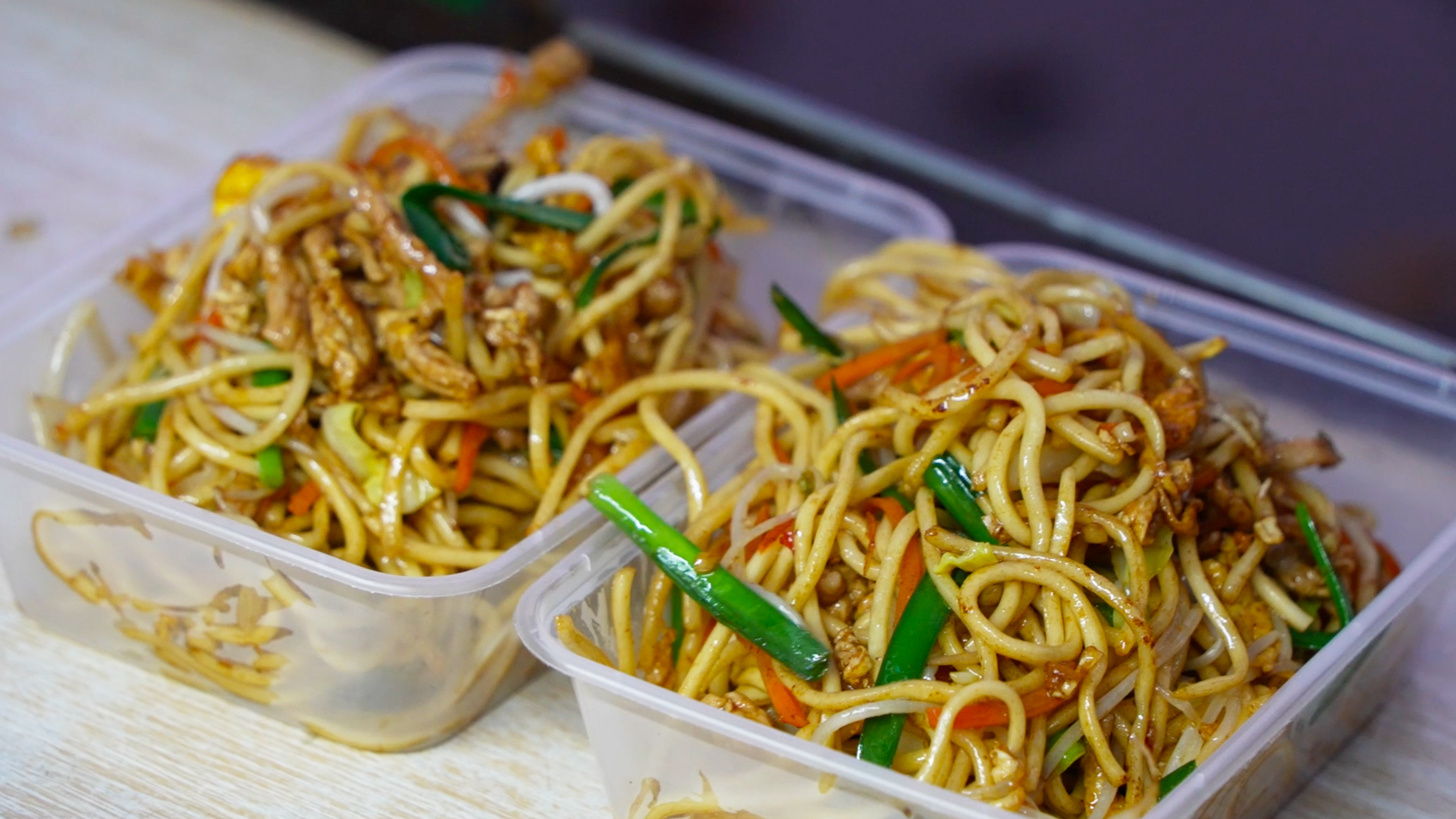 这炒面也太香了吧,广东梅州广式炒面炒米线炒河粉!