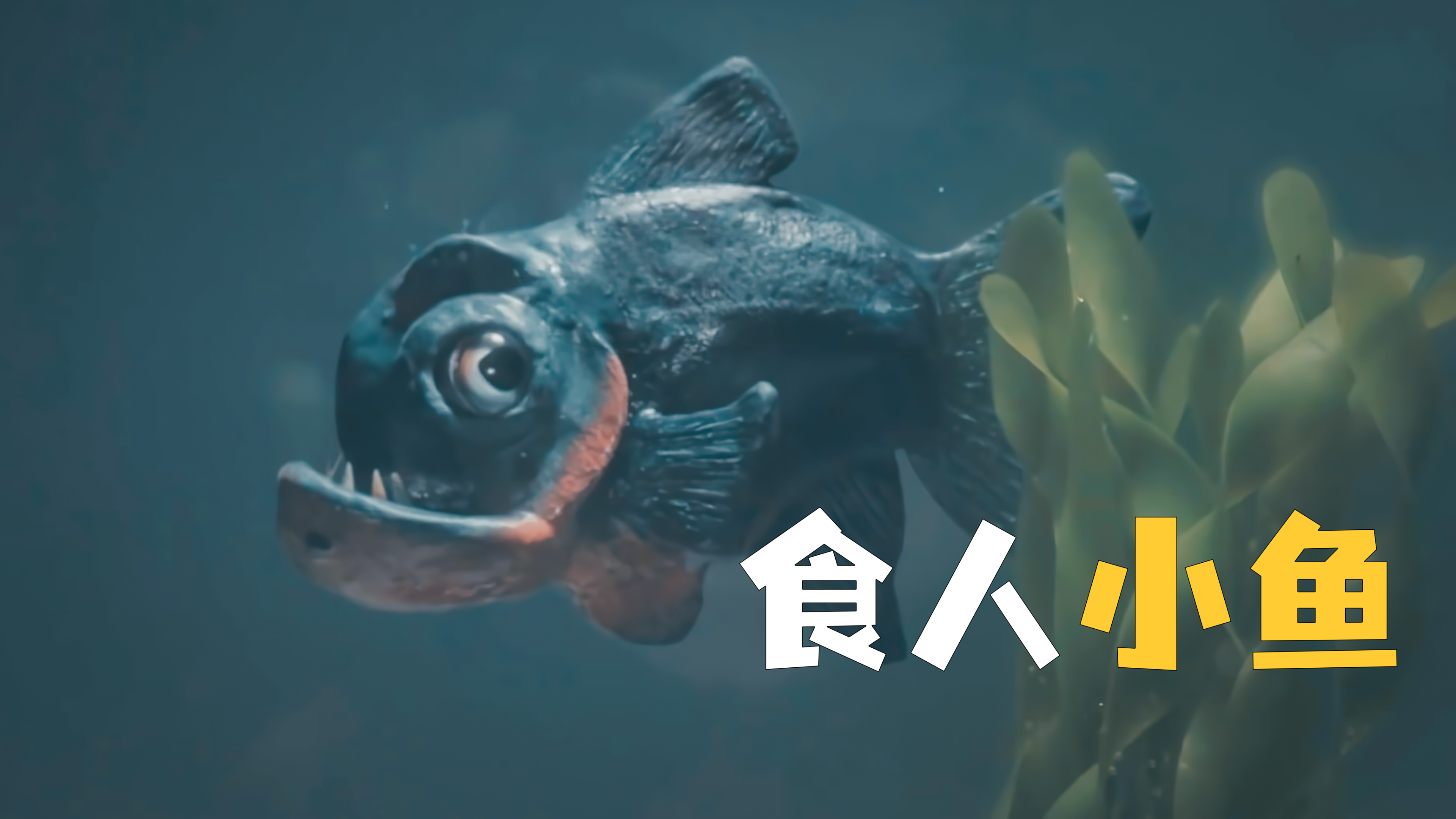 小女孩养了一条小金鱼 结果竟是一条食人鱼!