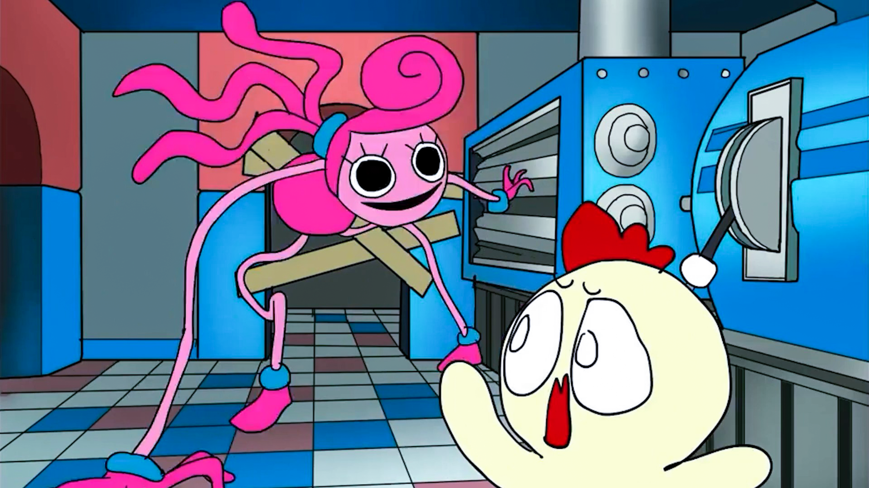 感人短片:玩具成精了,小黄鸡勇闯玩具工厂…