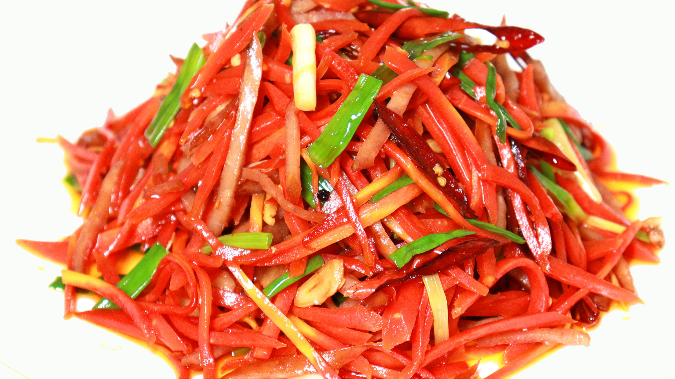 胡萝卜里面加火腿,很多人没吃过,川味下饭新吃法,一盘都不够吃