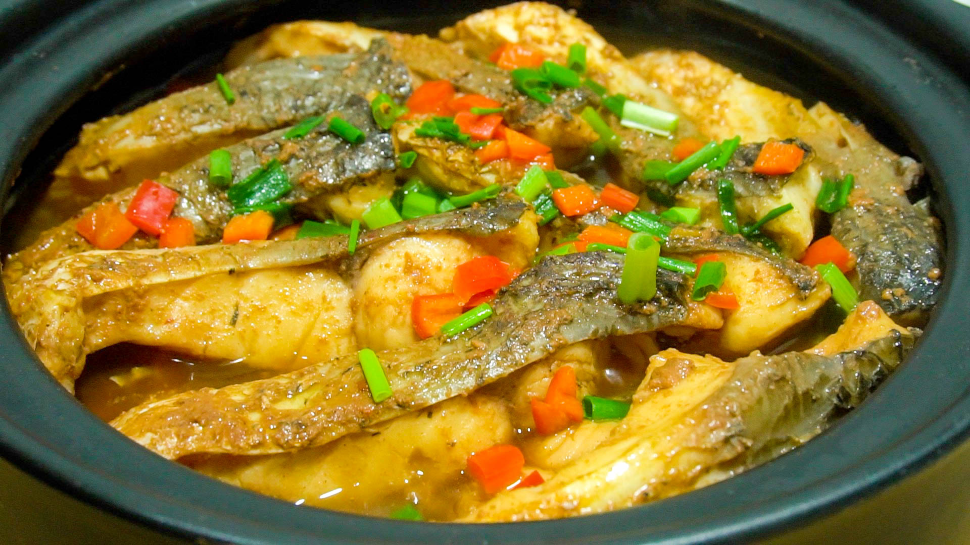 草鱼这样做真好吃,鱼肉鲜嫩入味,一点也不腥,上桌汤汁都不剩