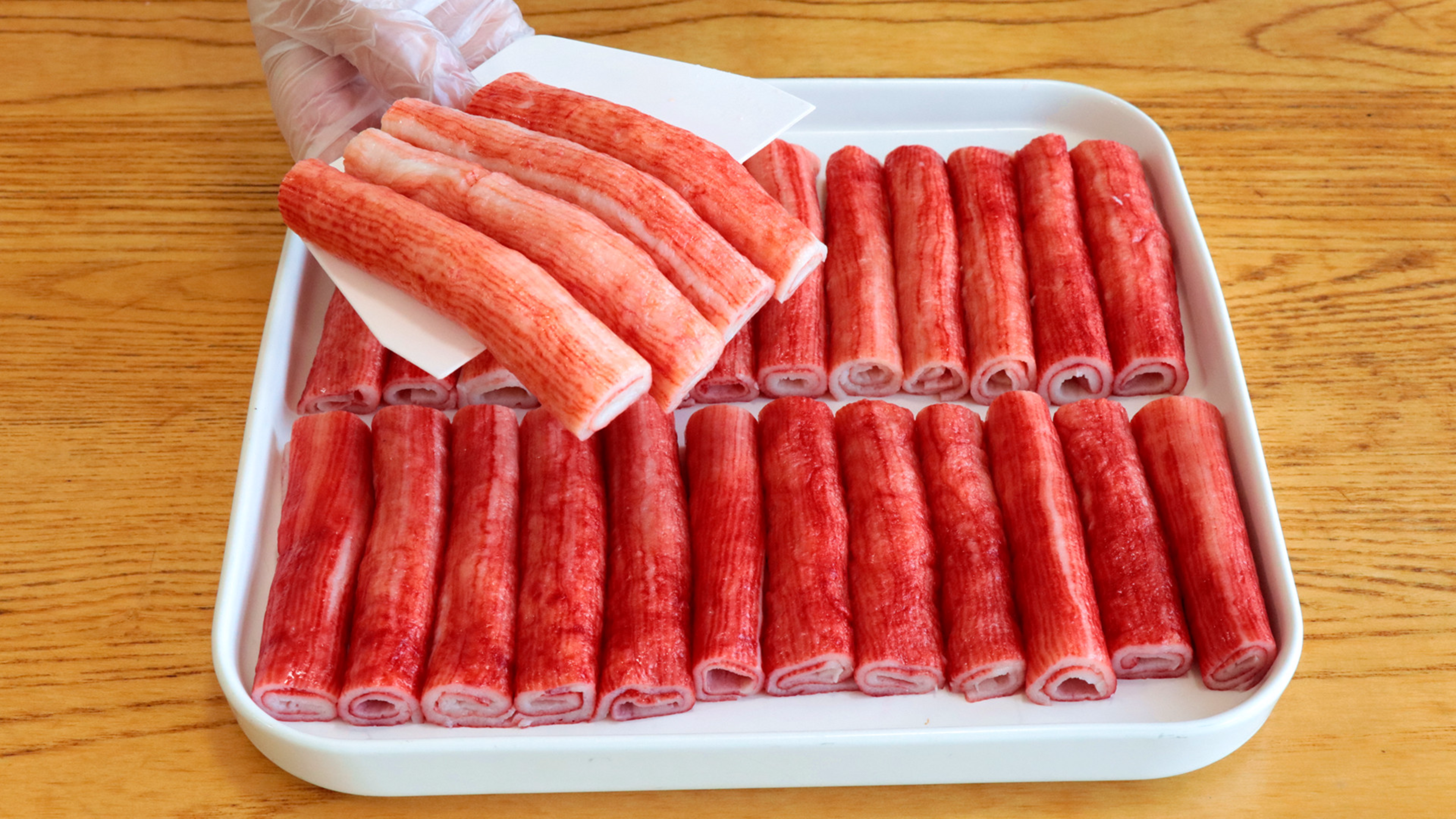 自制无添加手撕蟹柳棒，方法简单真材实料，细嫩鲜美比外面买的好