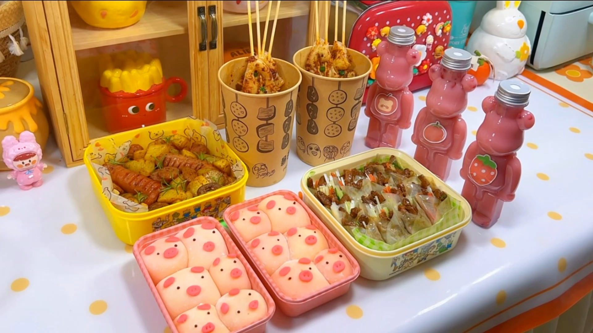 香到不行的便当 !!今天安排了馋了很久的烤鱿鱼～太美味了