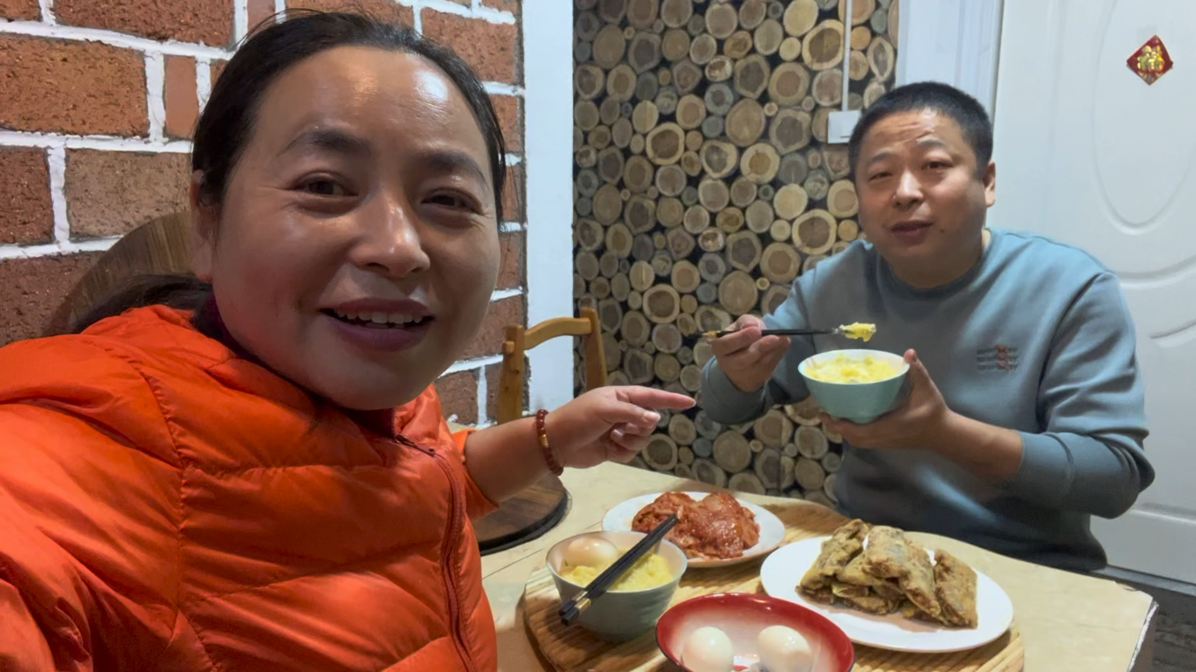 东北下雪了,翠花想起坐月子的时候,给涛哥安排坐月子套餐,挺香