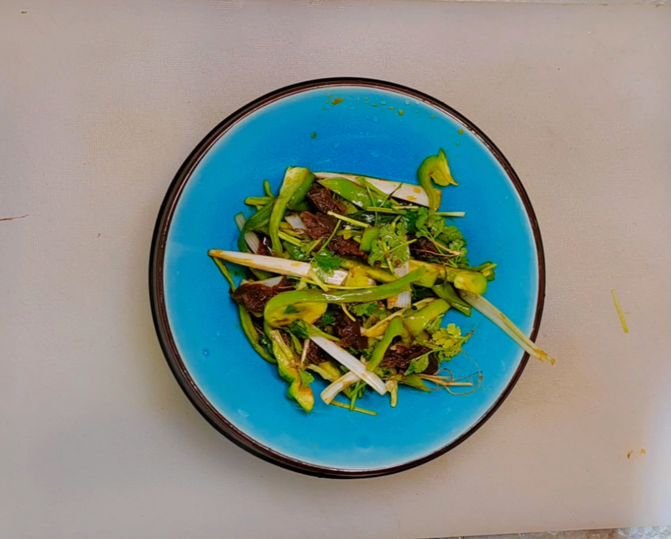 家常版开胃老虎菜