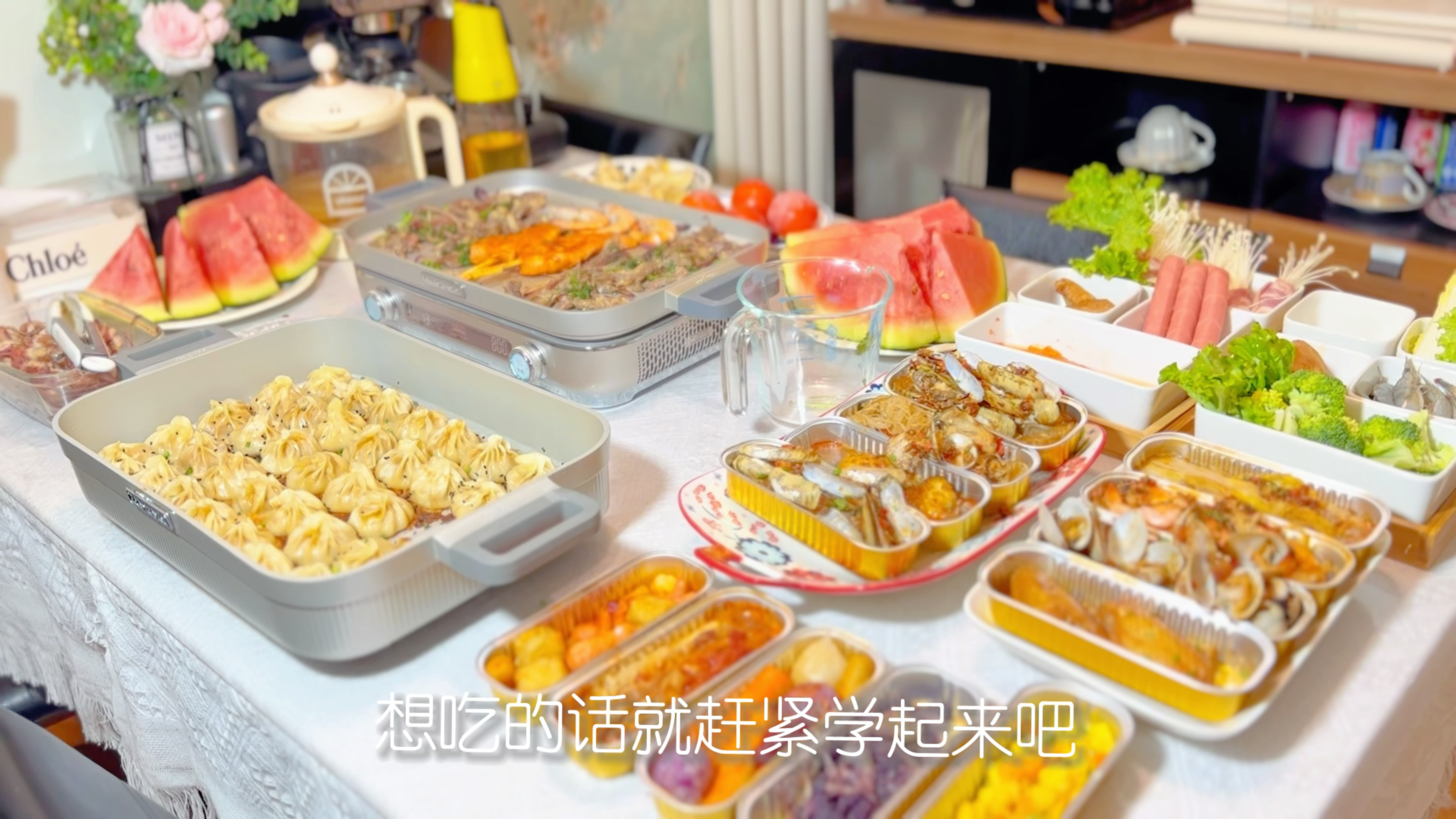 晒晒我的料理机用了2年突然火了,在家实现火锅烧烤自由,好全能