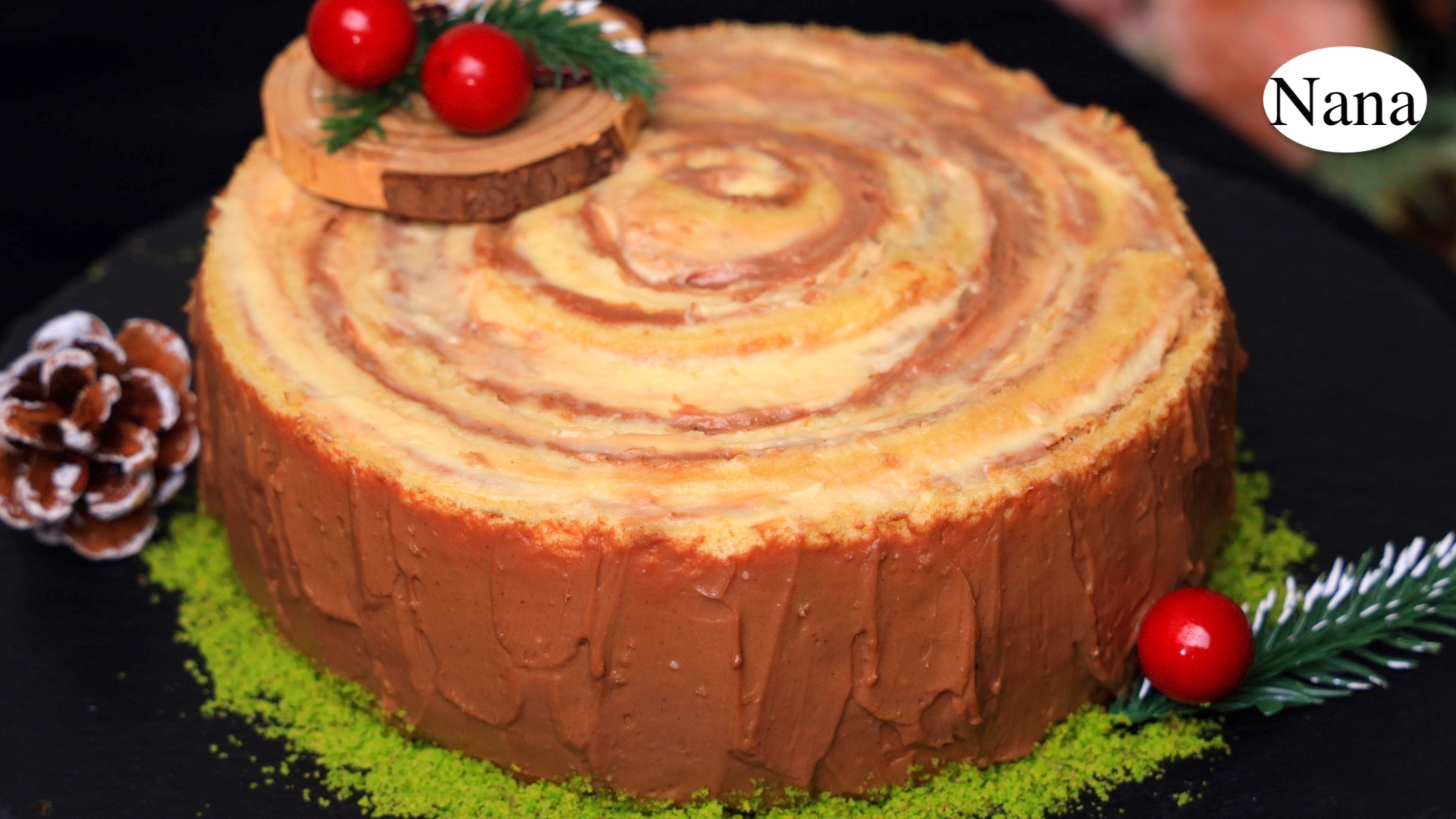 家里用了20年的菜墩子被我做成蛋糕啦【Nana异域】