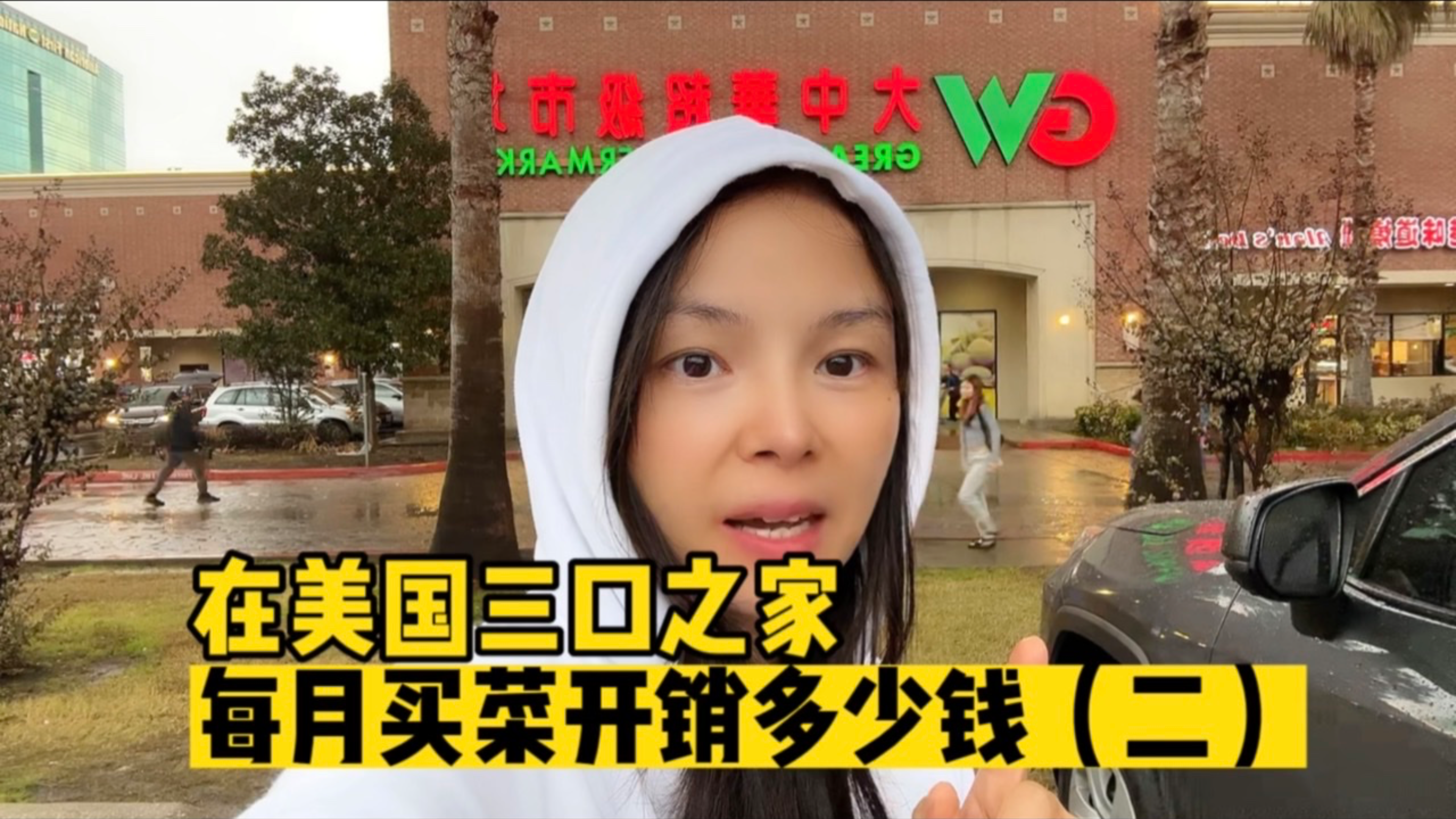 在美国我们一家三口每个月光买菜需要多少钱,实拍美国物价(二)
