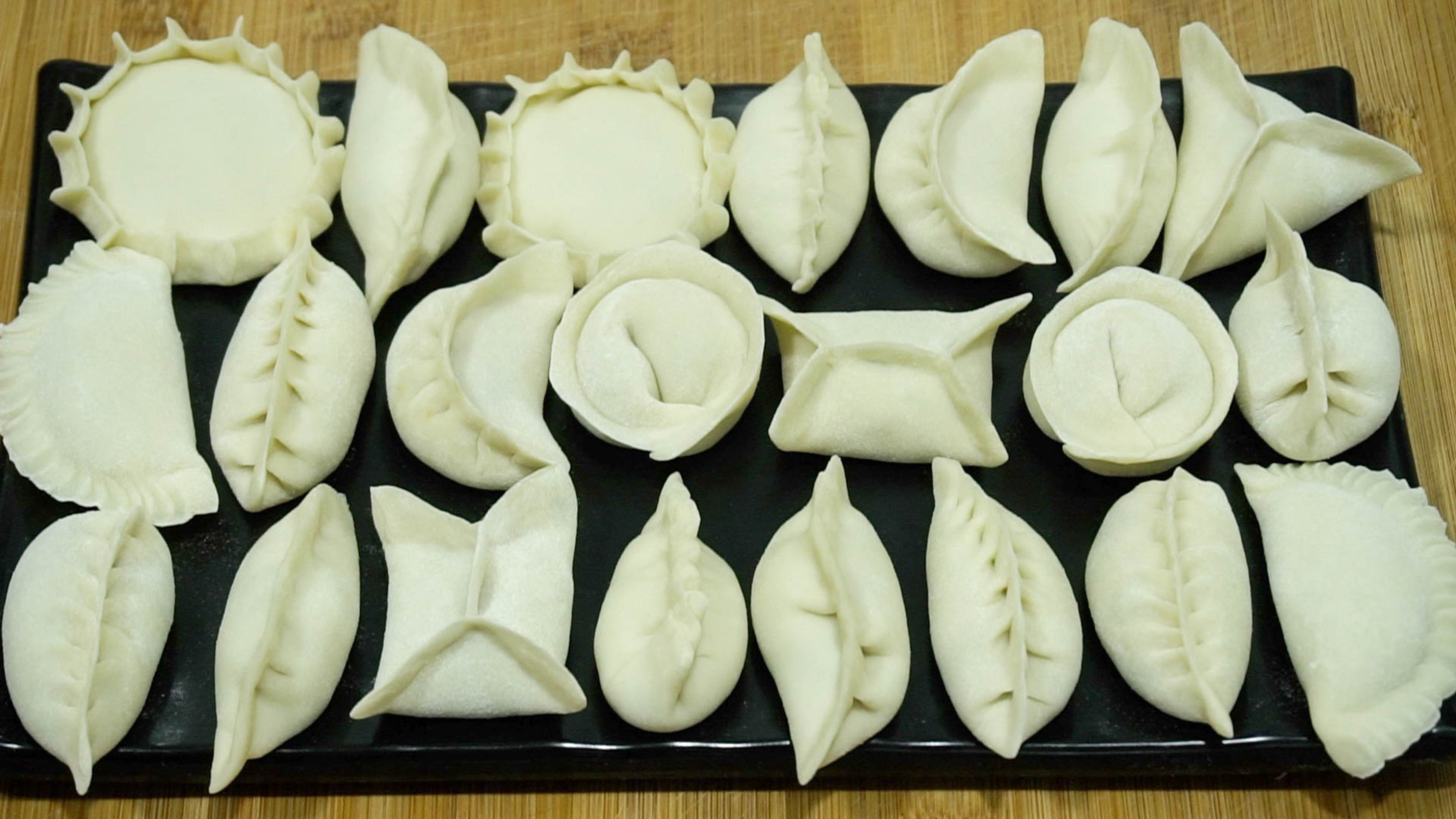 1个视频教你12种水饺包法，步骤详细手法清晰，过年给家人露一手