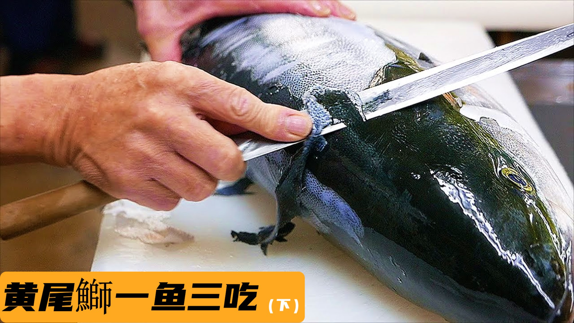 日式料理,黃尾鰤鱼头和鱼尾的吃法,让人意想不到又很合理