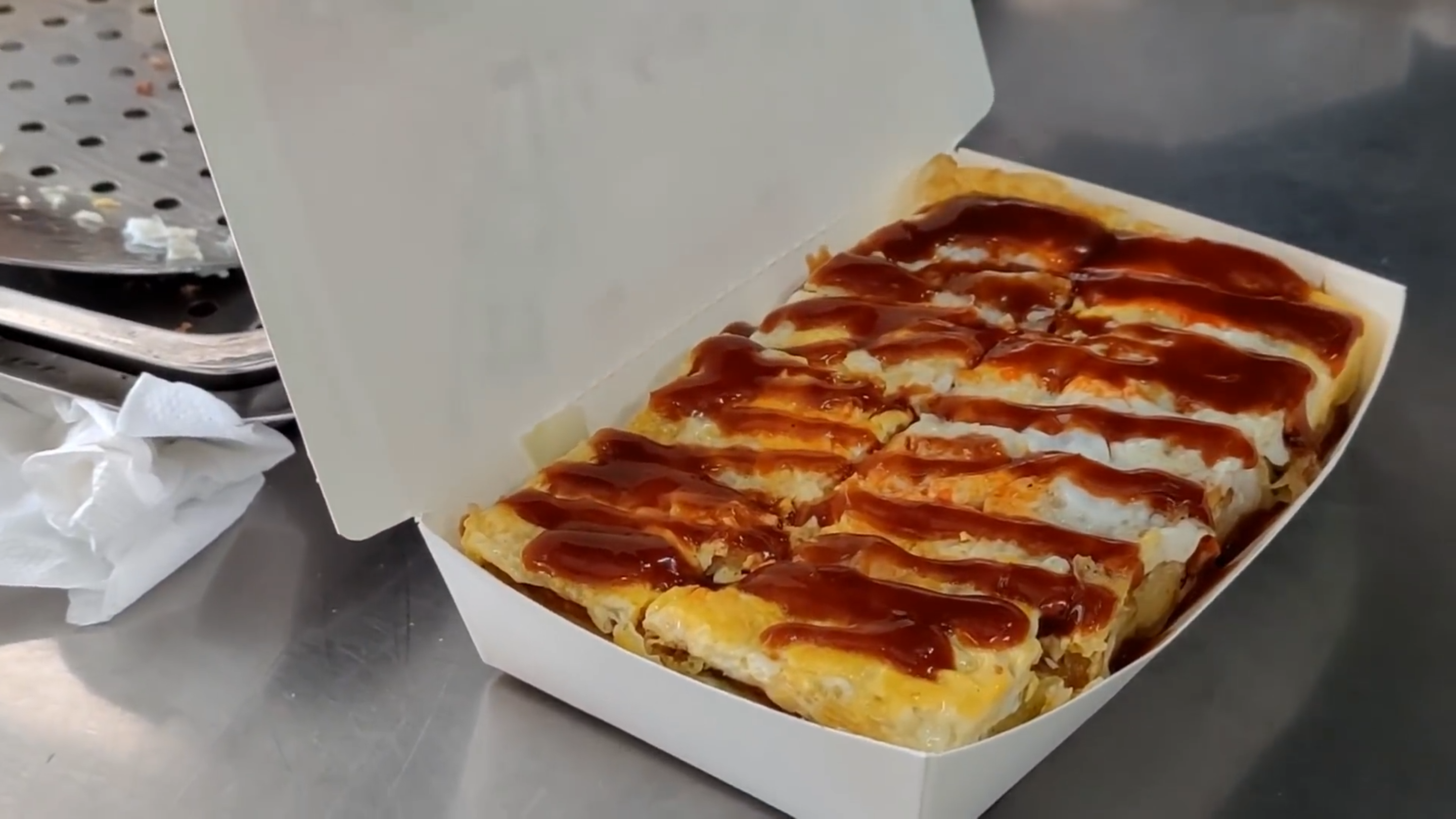铁板蔬菜煎饼制作