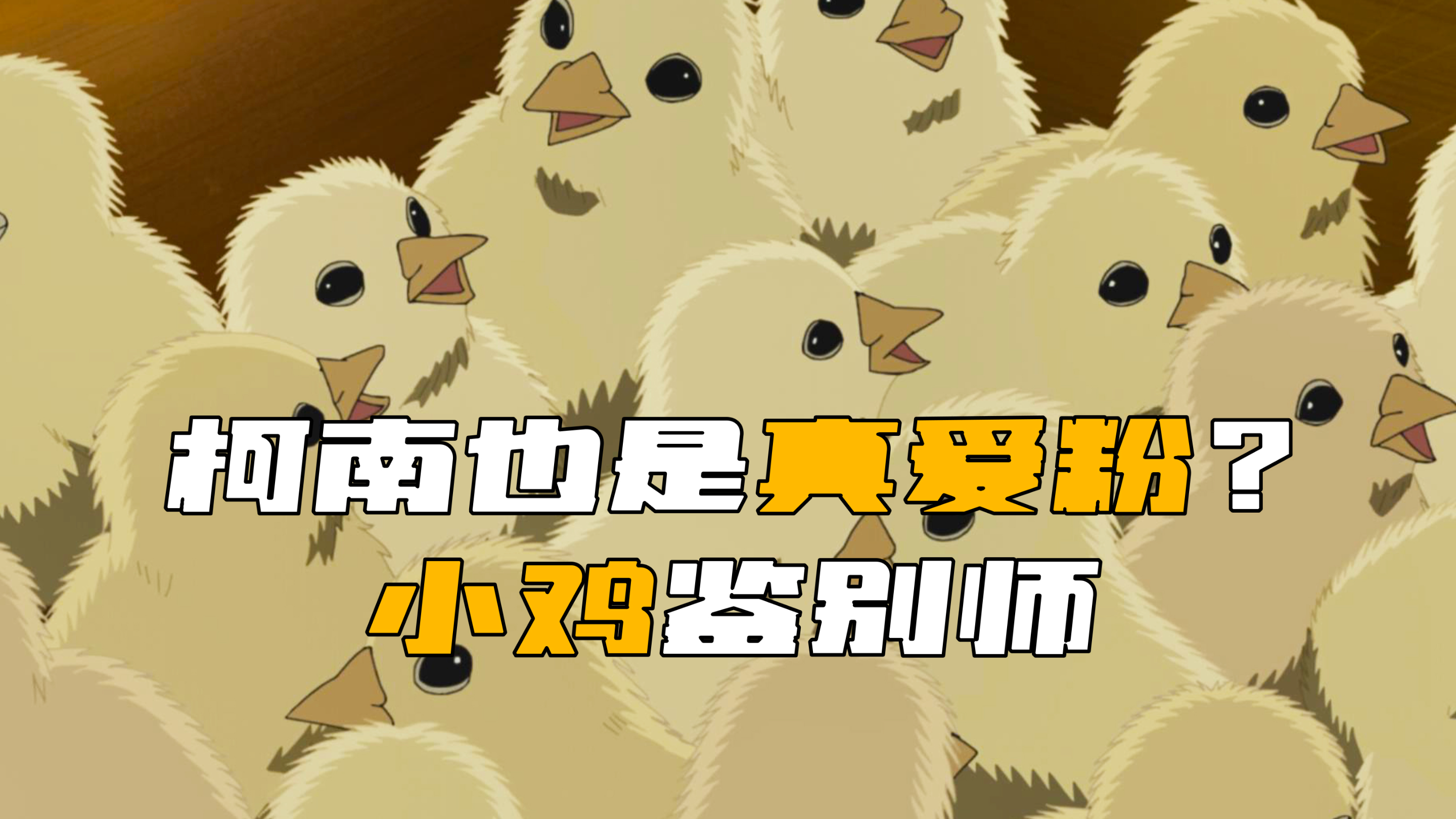 柯南也是真ikun?!最新一集《小鸡鉴别师》
